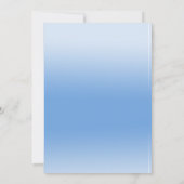 Es ist ein Baby Elephant Balloon Blue Baby Shower Einladung (Rückseite)