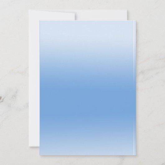 Es ist ein Baby Elephant Balloon Blue Baby Shower Einladung (Rückseite)