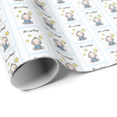 Es ist ein Baby Geschenk Wrap, Baby Dusche Geschen Geschenkpapier (Rolleneckpunkt)
