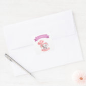 Es ist ein Baby Girl Announcement Sticker (Umschlag)