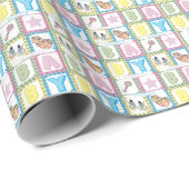 Es ist ein Baby Girl Geschenkpapier (Rolleneckpunkt)