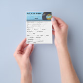 Es ist ein Baby Hip Hop Urban Baby Shower Game Flyer (Gruppe)