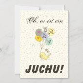 Es ist ein Baby! Magneteinladung (Vorderseite)