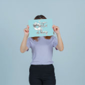 Es ist ein Baby New Baby Dusche Blue Silver Einladung