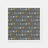 Es ist ein Baby New Baby Paper Napkin Serviette (Vorderseite)