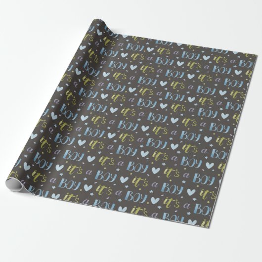 Es ist ein Baby New Baby Wrapping Paper Geschenkpapier (Ungerollt)