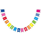 Es ist ein Baby Rainbow Baby Shower Banner (Alle)