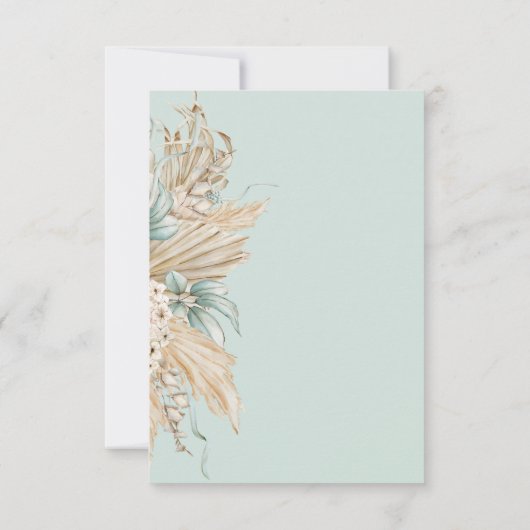 Es ist ein Baby Safari Theme Lion Baby Shower Dankeskarte (Rückseite)