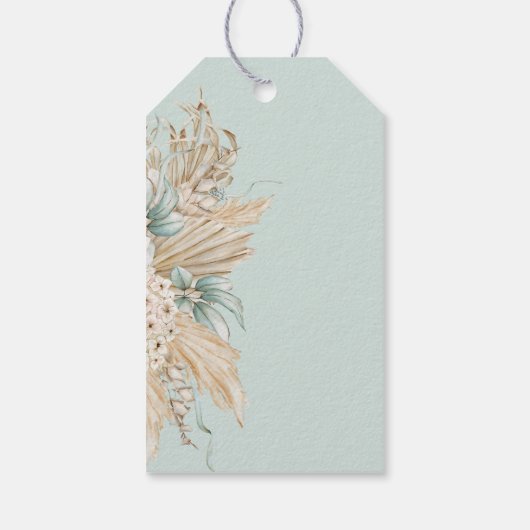 Es ist ein Baby Safari Theme Lion Baby Shower Geschenkanhänger (Rückseite)