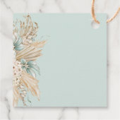 Es ist ein Baby Safari Theme Lion Baby Shower Geschenkanhänger (Rückseite)