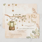 Es ist ein Baby-Shower-Einladungen Einladung (Vorne/Hinten)