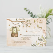 Es ist ein Baby-Shower-Einladungen Einladung (Stehend Vorderseite)