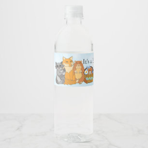 Es ist ein Baby Shower Woodland Creatures Wasserflaschenetikett