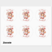 Es ist ein Babyaufkleber Runder Aufkleber (Blatt)