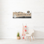 Es ist ein Beach-Party, das glücklich ist, Geburts Banner (Insitu)