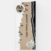 Es ist ein Beach-Party, das glücklich ist, Geburts Banner (Vertikal)