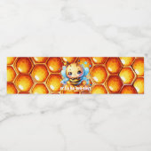 Es ist ein Bienenjunge | Kinderdusche Wasserflaschenetikett (Einzelnes Label)