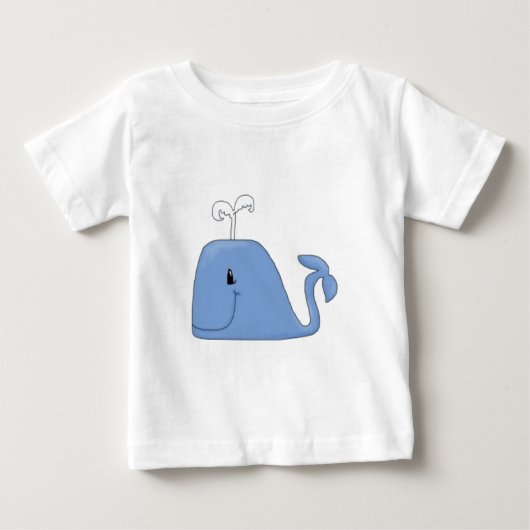 Es ist ein Blauwal Baby T-shirt (Vorderseite)