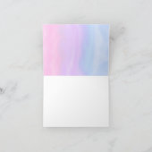 Es ist ein Blumennest eines Mädchens Dankeskarte (Innenseite)