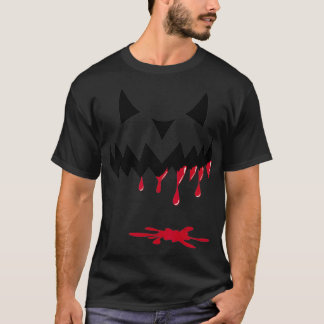 Es ist ein blutiger Kürbis Halloween-Kostüm Orange T-Shirt