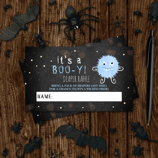 Es ist ein Boo-y! Kleine Monster Halloween Kinderd Begleitkarte