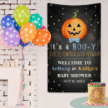 Es ist ein Boo-y! Little Pumpkin Halloween Kinderd Banner<br><div class="desc">Feiern Sie stilvoll mit diesem angesagten Begrüßungsbanner für Babyduschen. Das Design lässt sich leicht mit Ihrer speziellen Veranstaltungssprache personalisieren und Ihre Gäste werden begeistert sein,  wenn sie dieses fantastische Banner sehen.</div>
