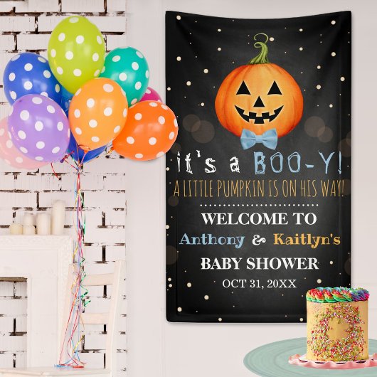 Es ist ein Boo-y! Little Pumpkin Halloween Kinderd Banner
