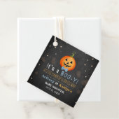 Es ist ein Boo-y! Little Pumpkin Halloween Kinderd Geschenkanhänger (Beispiel)