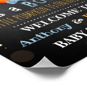 Es ist ein Boo-y! Little Pumpkin Halloween Kinderd Poster (Ecke)