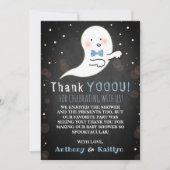 Es ist ein Boo-y! Little Spirit Halloween Baby Dus Dankeskarte (Vorderseite)