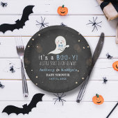 Es ist ein Boo-y! Little Spirit Halloween Baby Dus Pappteller
