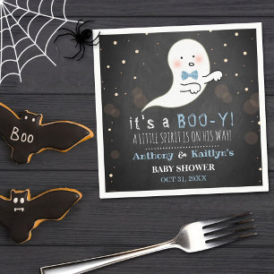 Es ist ein Boo-y! Little Spirit Halloween Baby Dus Serviette