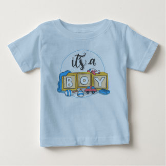 Es ist ein Boy Baby Fine Jersey T - Shirt