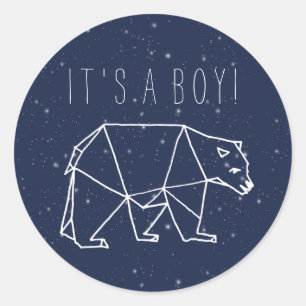 Es ist ein Boy - Bear Constellations Runder Aufkleber