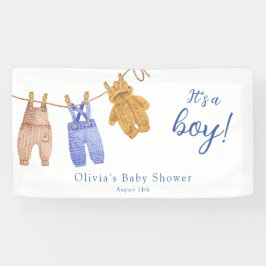 Es ist ein Boy Blue Baby Shower Banner