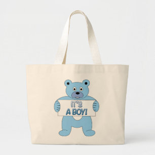 Es ist ein Boy Blue Bär Jumbo Stoffbeutel