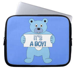 Es ist ein Boy Blue Bär Laptopschutzhülle