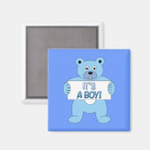 Es ist ein Boy Blue Bär Magnet (Vorderseite/Rückseite)