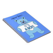 Es ist ein Boy Blue Bär Notizblock (Rechte Seite)