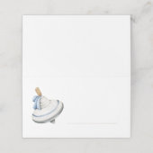 Es ist ein Boy Blue Boho Toys Platzkarte (Außenseite Aufgefaltet)