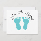 Es ist ein Boy Blue Footprints Ankündigung (Vorderseite)