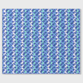 Es ist ein Boy Blue Hearts Geschenkpapier (Flach)