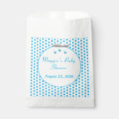 Es ist ein Boy Blue Polka-Dot Geschenktütchen (Vorderseite)