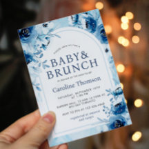 Es ist ein Boy Blue Rose Baby Shower Brunch