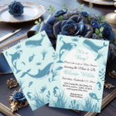 Es ist ein Boy Blue unter der Sea Baby Dusche Einladung