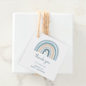 Es ist ein Boy Boho Rainbow Baby Shower Vielen Dan Geschenkanhänger (Beispiel)