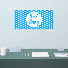 Es ist ein Boy Heart Pattern Banner