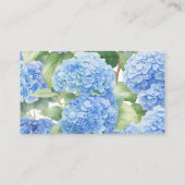 Es ist ein Boy Hydrangea Bücher für Babydusche Begleitkarte (Rückseite)