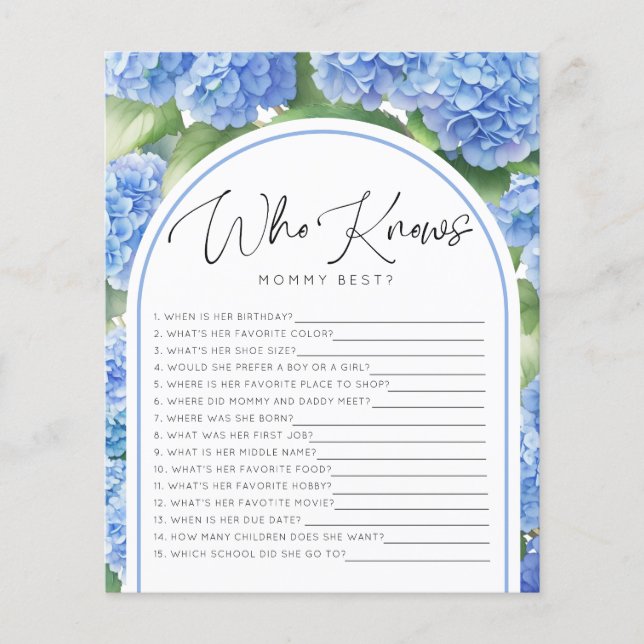 Es ist ein Boy Hydrangea, der Mommy Baby Games ken (Vorderseite)