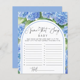Es ist ein Boy Hydrangea Name Song Baby Shower Gam